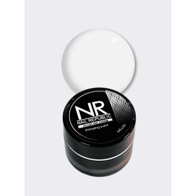 NR Краска для стемпинга, White (7 гр)