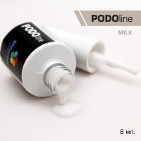 Bloom Гель-лак для педикюра PODO line Milk, 8мл. 