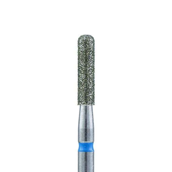 104 140 524 025 (Цилиндр синий закругл) Алмазная фреза Кристалл Nails