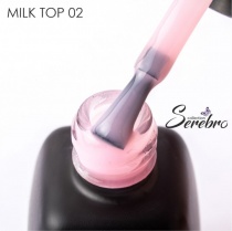 Serebro Молочный топ без липкого слоя Milk top №02, 11 мл