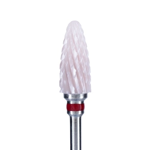 12236к (Конус(кукуруза)дымчато-розовый) Фреза керамическая для левшей Кристалл Nails