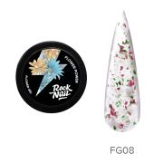 Гель для наращивания RockNail Flower Power FG08 Rock'n'Rose 10мл