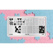 Пластина для стемпинга Go! Stamp 308 Puzzle time