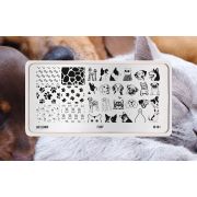 Пластина для стемпинга Go! Stamp 161 Fluff