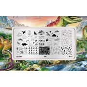 Пластина для стемпинга Go! Stamp 217 Dino