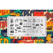Пластина для стемпинга Go! Stamp 218 Retro