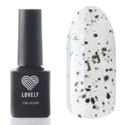 Матовый топ с черным вкраплением «Point» Lovely, 12 ml