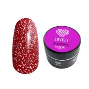 Гель для наращивания и укрепления Lovely, Lego Gel Lurex 02, 15 гр