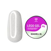 Гель для наращивания и укрепления Lovely, Lego Gel Seashell 06, 30 гр