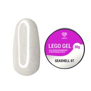 Гель для наращивания и укрепления Lovely, Lego Gel Seashell 07, 30 гр