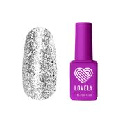 Гель-лак светоотражающий с фольгой Lovely, коллекция Shine Reflect, SR01, 7 ml