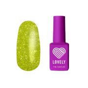 Гель-лак со светоотражающими частицами Lovely, оттенок лайма, 7 ml