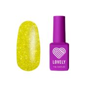 Гель-лак со светоотражающими частицами Lovely, оттенок лимона, 7 ml