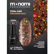 Monami Гель-лак Burlesque Gold, 8 г