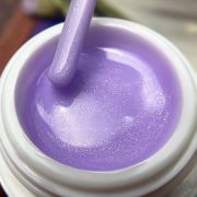 AC67  Pudding Gel Lilac конструирующий цветной гель с микроблеском 15 гр