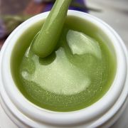 AC71  Pudding Gel Olive конструирующий цветной гель с микроблеском 15 гр