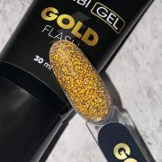 AZ29  Комби гель Gold Flash с золотым светоотражающим глиттером 30 мл