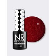NR-432 Perfect red гель-лак, Мерцающий алый рубин (10 мл)