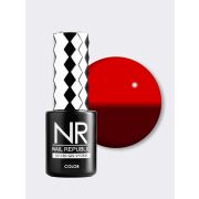 NR Гель-лак THERMO COLOR 607, Коричневый-красный (10 мл)