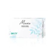 SAF&TY Маска Premium 3-х слойная, мелтблаун, белая, 50 шт. в коробке