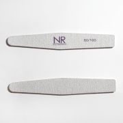 NR Пилка серая ромб пластик 80/100 грит (25 шт)