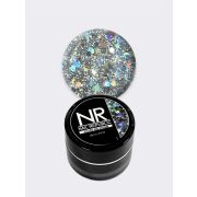 NR Гелевая краска DISCO SHINE 1 с крупными шестигранниками (7 мл)