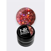 NR Гелевая краска DISCO SHINE 6 с крупными шестигранниками (7 мл)