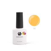 ADRICOCO Гель-лак Pretty dolly №14 неоновый мандариновый, 8 мл