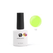 ADRICOCO Гель-лак Pretty dolly №18 неоновый лаймовый, 8 мл