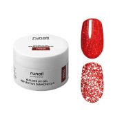 Runail Expert УФ-гель BUILDER UV GEL REFLECTIVE DIAMOND 3.0 светоотражающий, 15г №9964