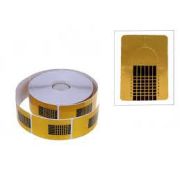 Формы для наращивания Прямые (золото и серебро) (рулон 500шт)