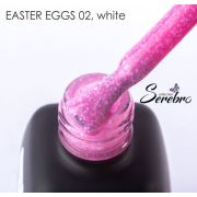 Serebro Гель-лак Easter eggs (white) №02, 11 мл
