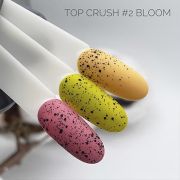 Bloom Топ СRUSH №2 15 мл (матовый, с черными хлопьями)