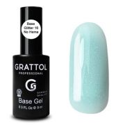 Grattol Rubber Base Glitter 9 мл (16)