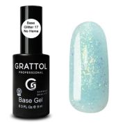 Grattol Rubber Base Glitter 9 мл (17)