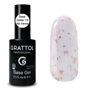 Grattol Rubber Base Glitter 9 мл (19)