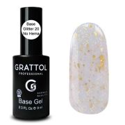 Grattol Rubber Base Glitter 9 мл (20)