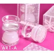 Штамп Art-A двойной 3,9см + скрапер