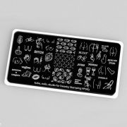 Swanky Stamping Пластина with koba_nails_studio 083