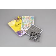 Набор Swanky Stamping X LAQUE (в наборе пластина 6*6см, слайдеры 6,5*9см)*