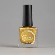 Лак для стемпинга Swanky Stamping Metallic 07, холодное золото, 10 мл.