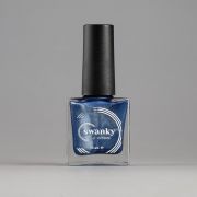 Лак для стемпинга Swanky Stamping Metallic 09, джинсовый, 10 мл.