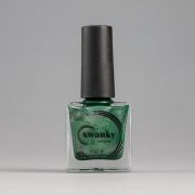 Лак для стемпинга Swanky Stamping Metallic 08, темно-зелёный, 10 мл.