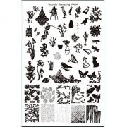 Double Stamping Пластина для стемпинга #A04 металл большая