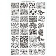 Double Stamping Пластина для стемпинга #A06 металл большая