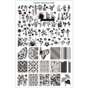 Double Stamping Пластина для стемпинга #A09 металл большая