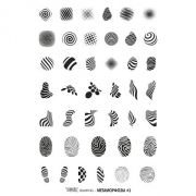 Double Stamping Пластина для стемпинга Метаморфозы металл большая