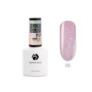 Светоотражающая цветная база ADRICOCO Nude Base 2 in 1 №05 - mirage (8 мл.)