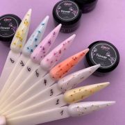 LONGE nail-bar  Руббер Топ FLower без л/с (Rubber Top Flower), 5 г (№04)