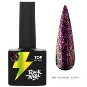 Топ Rocknail с эффектом битого стекла Diamond Dust